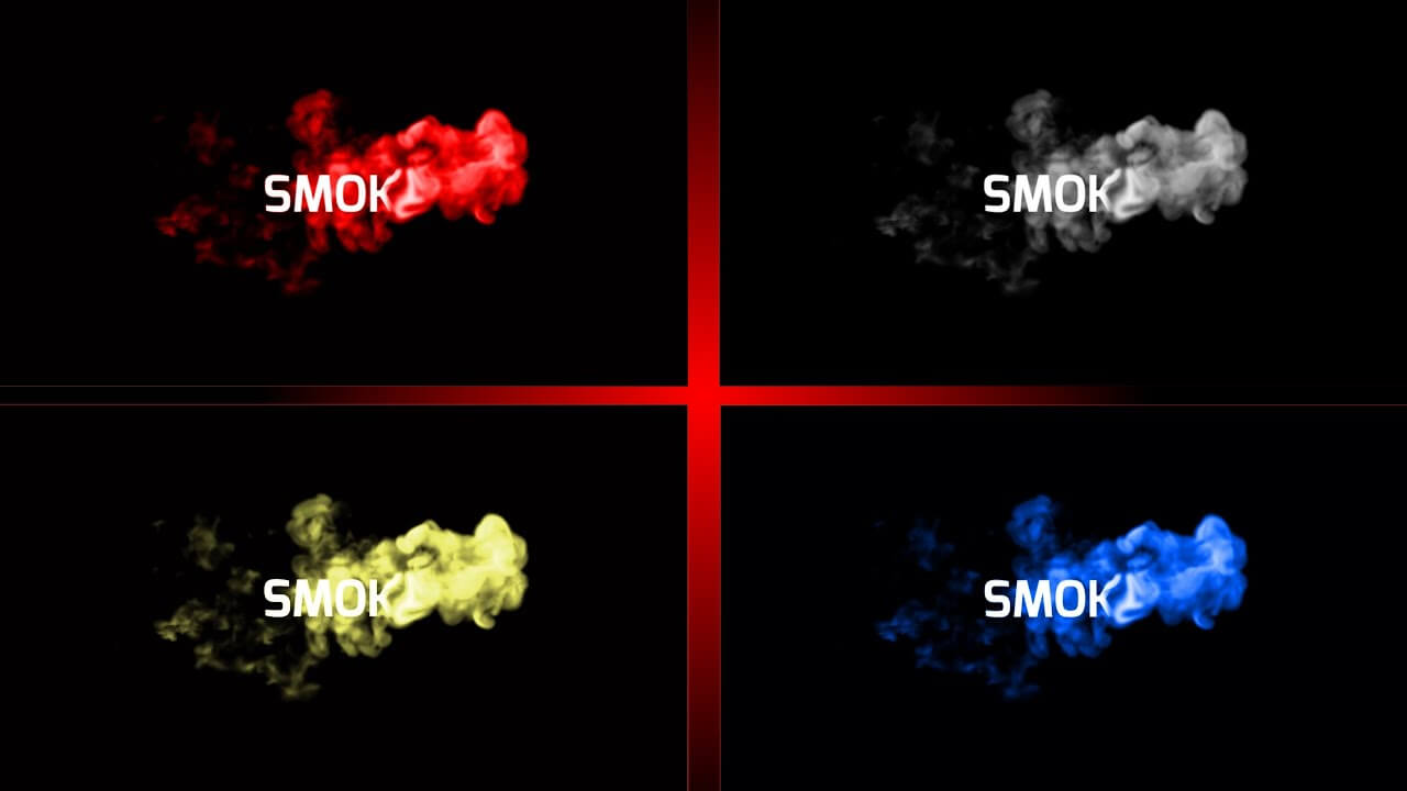Smoke Text Reveal Animation / Free Download Template - Intro Diary